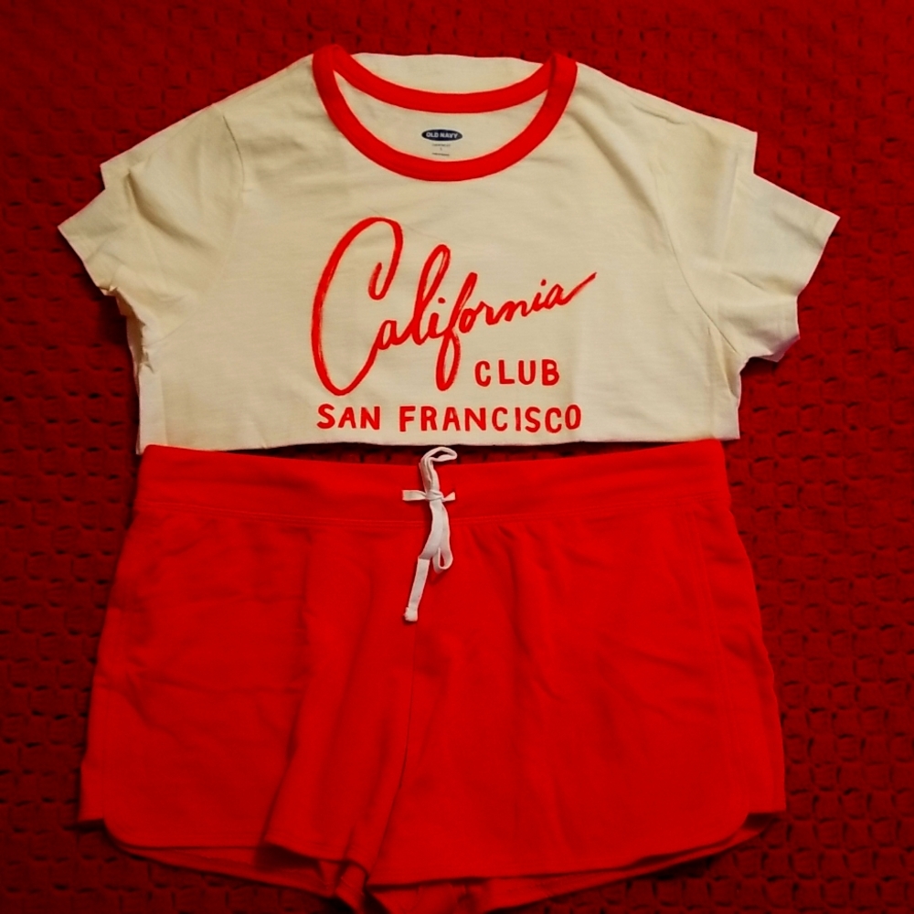 NWOT Top & Shorts from Old Navy